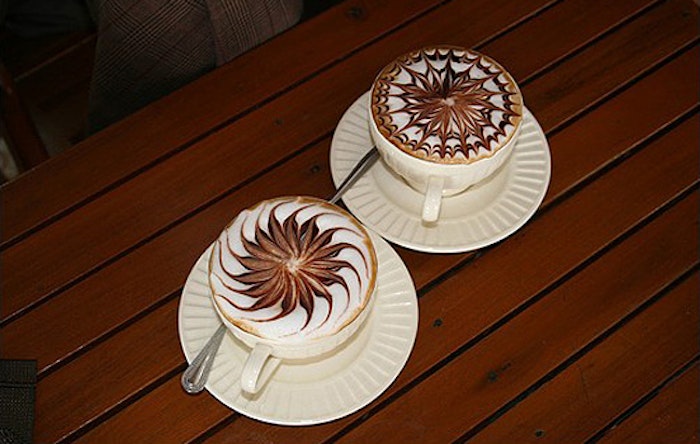 coffee foam art