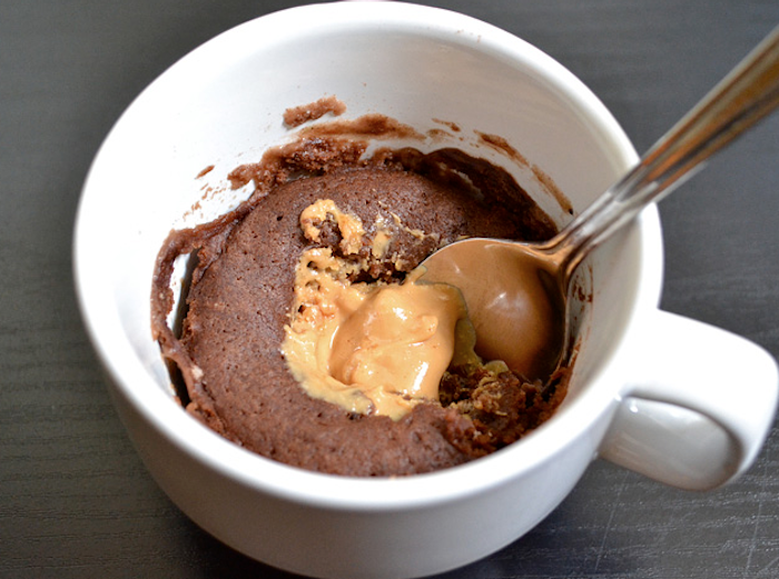 "The One" Chocolate Mug Cake, easy desserts, no bake desserts