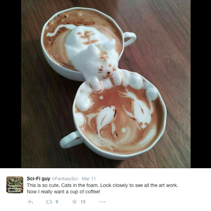 coffee foam art